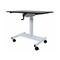 Offex OF-STANDUP-SC40-WB - 48" Single - Column Crank Adjustable Stand Up Desk - Black